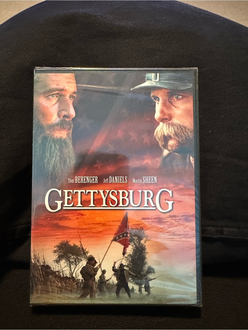 Gettysburg DVD Movie - Red & Orange Cover Art